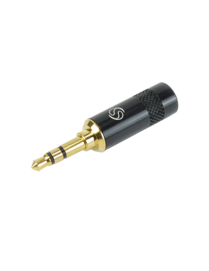 Santo Angelo® P2 Conector Mini Plug  ⅛" Estéreo Recto Oro