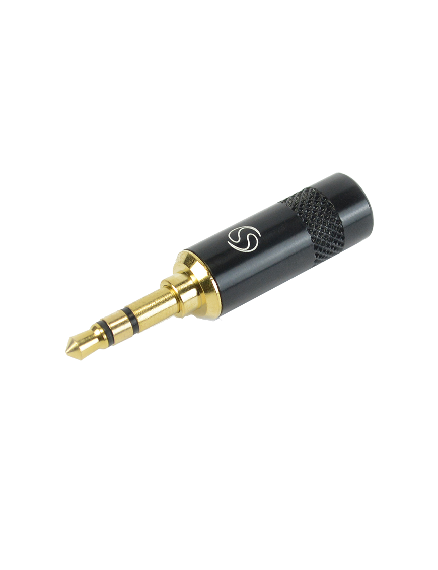 Santo Angelo® P2 Conector Mini Plug  ⅛" Estéreo Recto Oro