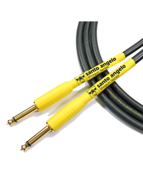 Santo Angelo® SHOGUN Cable Instrumentos Plug ¼" Recto a Plug ¼" Recto OFHC | 6.10 mt