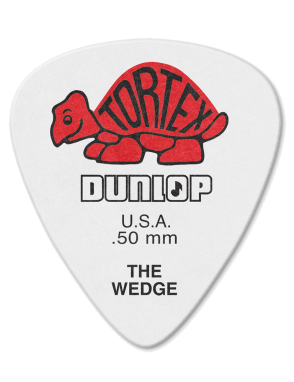 Dunlop® 424 Uñetas Tortex® Wedge Calibre: .50mm Color: Rojo | 12 Unidades