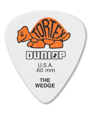 Dunlop® 424 Uñetas Tortex® Wedge Calibre: .60mm Color: Naranjo | 12 Unidades