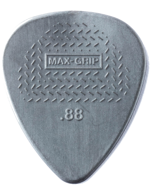 Dunlop® 449 Uñetas Max-Grip® Calibre: .88mm Color: Gris | 12 Unidades