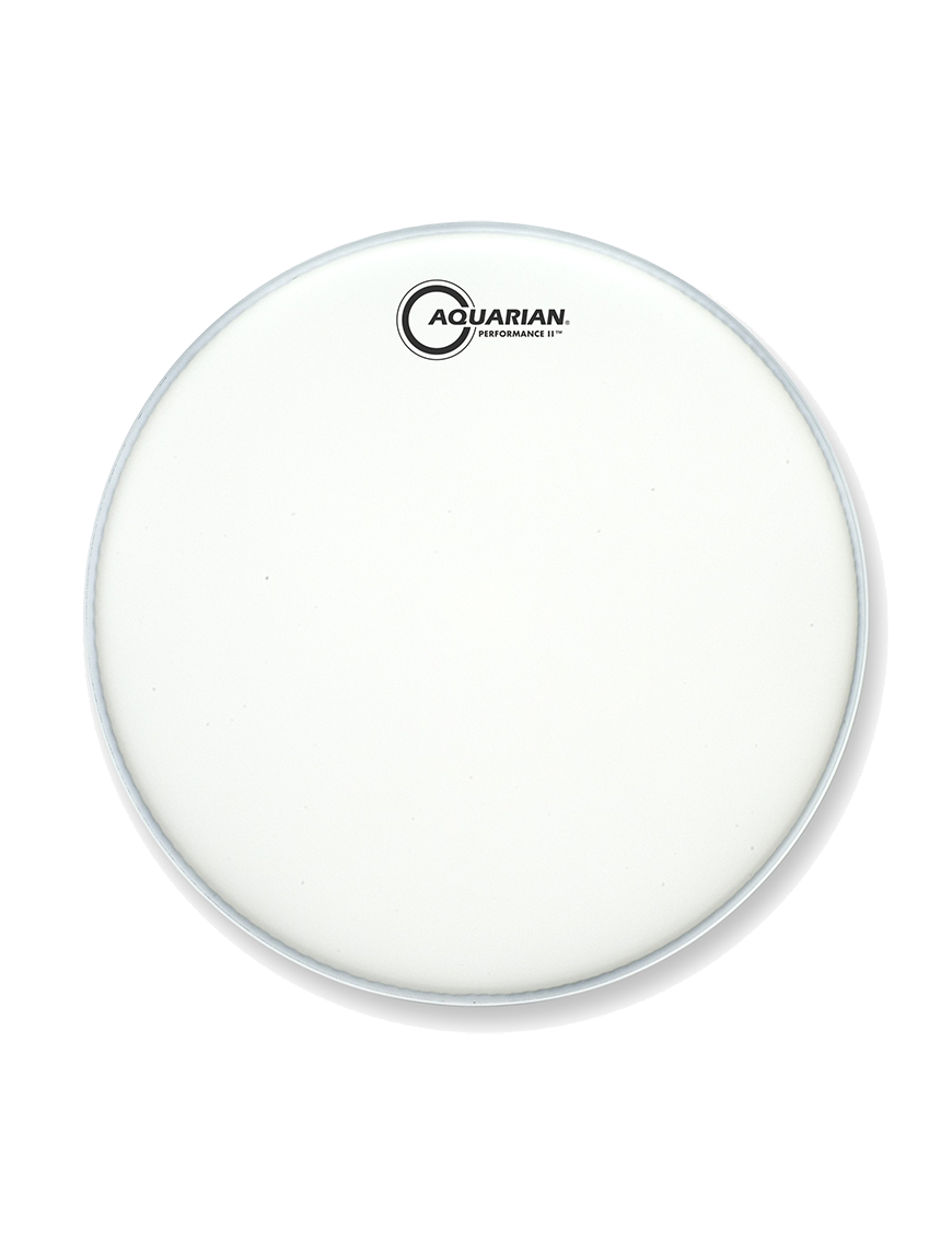 Aquarian Drumheads® TCPF-22 PERFOMANCE II™ Parche Bombo 22"  Texture Coated™ Blanco