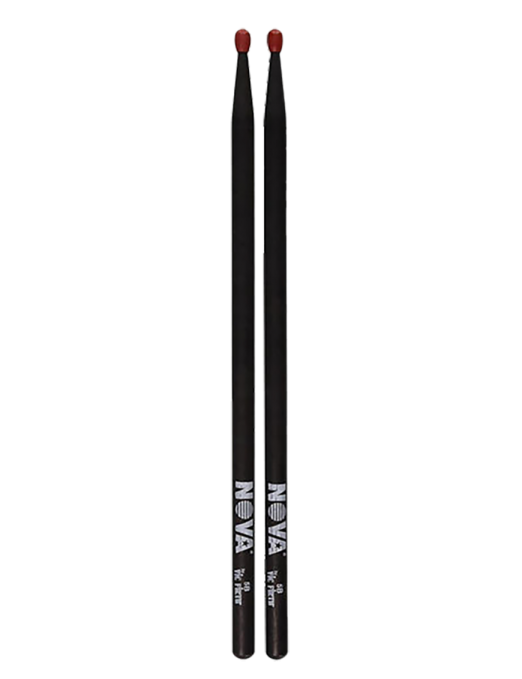 NOVA by VIC FIRTH® 5BN Baqueta Acabado Negro Punta Nylon