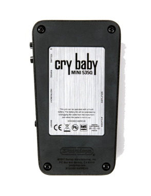 Dunlop® CBM535Q Pedal Guitarra Cry Baby® Mini Multi-Wah