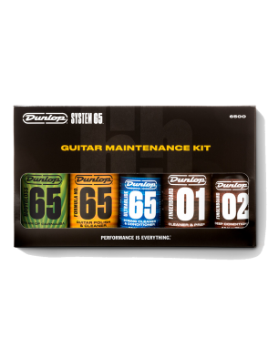 Dunlop® 6500 Mantenimiento Guitarra Kit Mantenimiento FORMULA 65™ | Set: 8 Unidades