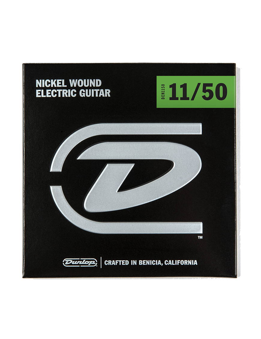 Dunlop® DEN1150 Cuerdas Guitarra Eléctrica 6 Cuerdas 11-50 Performance+ Medium Nickel