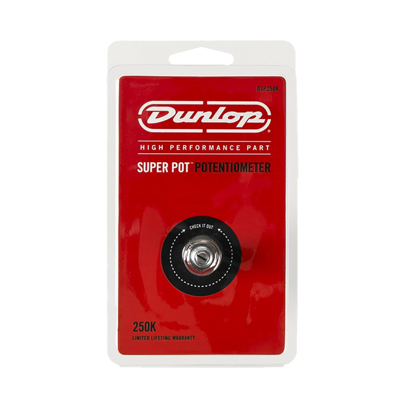 Dunlop® DSP250K Potenciómetro Guitarra 250K SUPER POT™ Eje Dividido