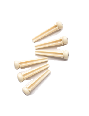 Dunlop® Herco® HE216W Pin Bridge Blanco Marfil