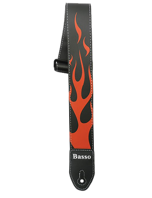 Basso® Design Flama Correa Guitarra 5cm Largo: 150cm