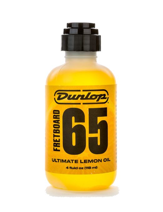 Dunlop® 6554 Removedor Diapasón Guitarra/Bajo Aceite de Limón FORMULA 65™ Fingerboard 118ml