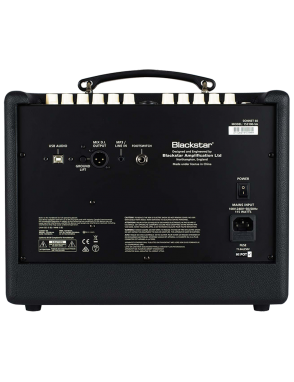Blackstar® Sonnet 60 Amplificador Guitarra Acústica 1x6.5" 60W USB | Negro