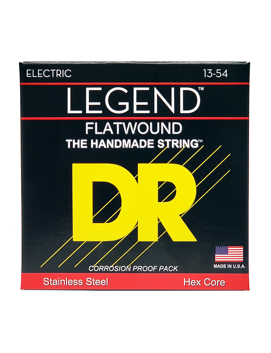 DR Legend™ FL-13 Cuerdas Guitarra Eléctrica 6 Cuerdas Flat 13-54 Heavy