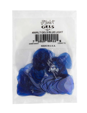 Dunlop® 486 Uñetas Gels™ Jim Dunlop® Calibre: Light Color: Azul | 72 Unidades