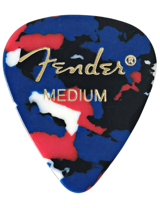 Fender® 351Classic Confetti Uñetas Celuloide Calibre: Medium | 144 Unidades