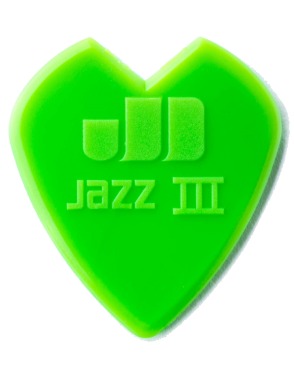 Dunlop® Kirk Hammett Uñetas JAZZ III Color: Verde | 6 Unidades