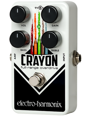 Electro-Harmonix® CRAYON Pedal Guitarra Full-Range Overdrive
