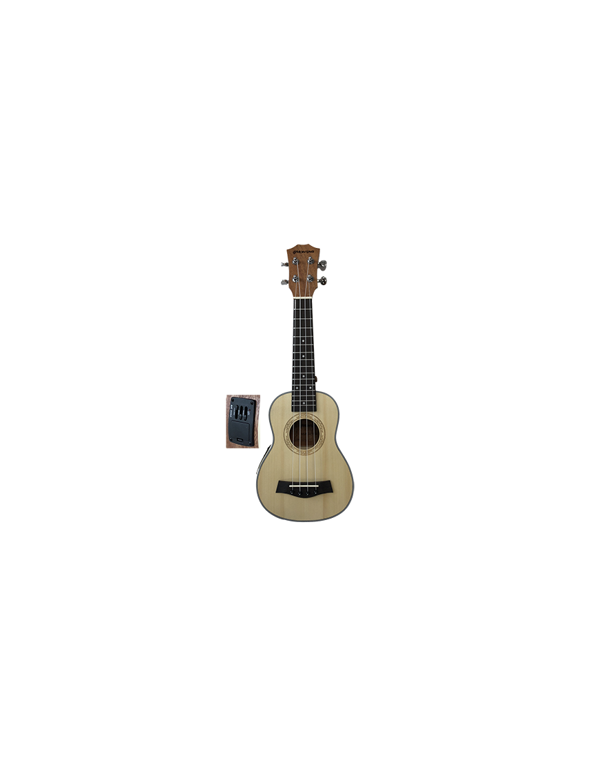 MONTAG® Ukelele Soprano Electroacústico MUK221EQ 21" Natural