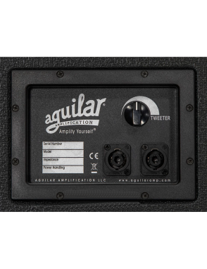 Aguilar® DB810 Gabinete Bajo 8x10" 1400W 4 Ohms Classic Black