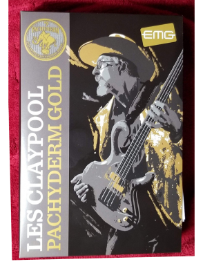 EMG® Les Claypool Signature Cápsulas Bajo 4 Cuerdas Activas P Bass® Kit de Montaje | Pachyderm Gold