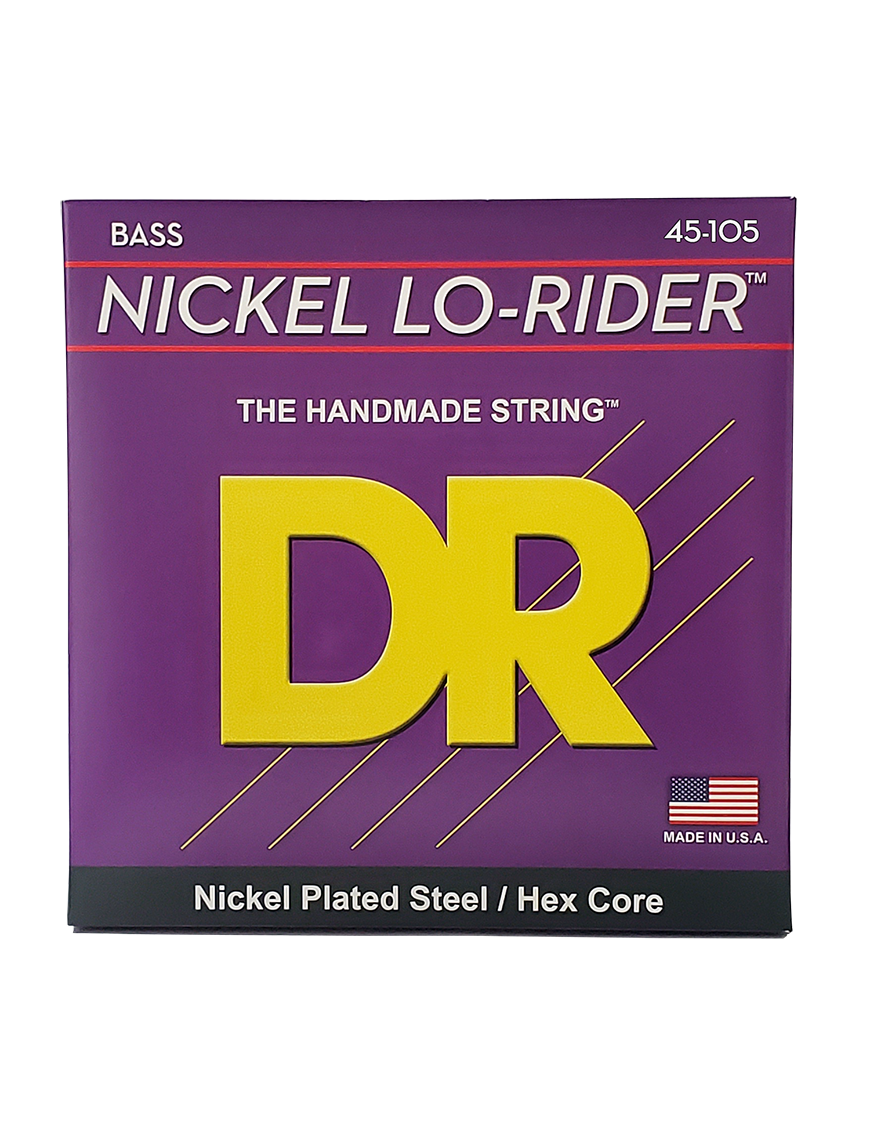 DR LO-RIDER™ Nickel NMH5-45 Cuerdas Bajo Eléctrico 5 Cuerdas 45-125 Medium