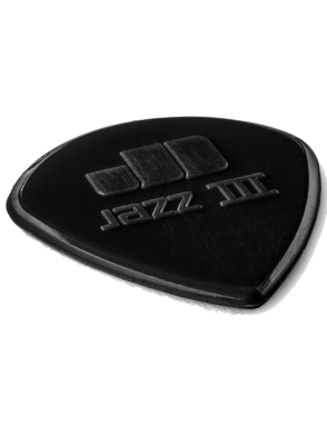 Dunlop® 47-3S Uñetas Nylon Jazz III Stiffo Calibre: 1.38mm Negro | 6 Unidades