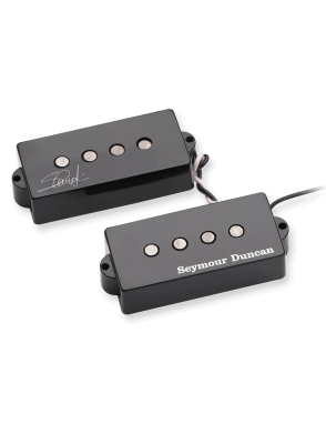 Seymour Duncan® SPB-4 Steve Harris Signature P-Bass® Cápsulas Bajo Eléctrico 4 Cuerdas Black