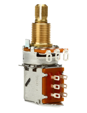DiMarzio® EP1200PP 250K Potenciómetro Guitarra Eléctrica Push Pull Custom Taper