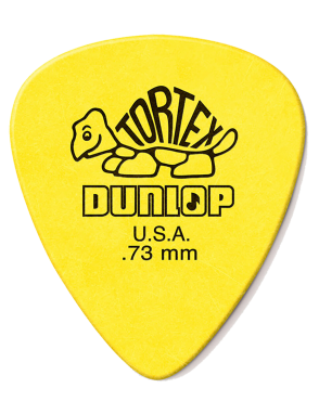 Dunlop® 418 Uñetas Tortex® Standard Calibre: .73mm Amarillo | 12 Unidades