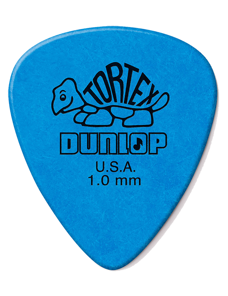 Dunlop® 418 Uñetas Tortex® Standard Calibre: 1.00mm Azul | 12 Unidades