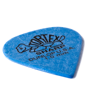 Dunlop® 412 Uñetas Tortex® Sharp Calibre: 1.00mm Azul | 12 Unidades