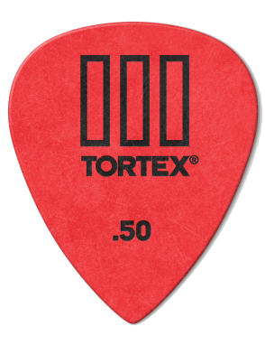 Dunlop® 462 Uñetas Tortex® TIII Calibre: .50mm Rojo | 12 Unidades
