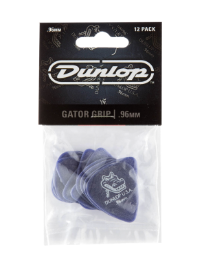 Dunlop® 417 Uñetas Gator Grip® Calibre: .96mm Violeta | 12 Unidades