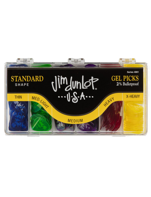 Dunlop® 486 Uñetas Gels™ Jim Dunlop® Calibres: L ML M H XH | Dispensador: 432 Unidades