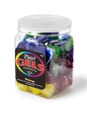 Dunlop® 486 Uñetas Gels™ Jim Dunlop® Calibres: L ML M H XH | Dispensador: 1008 Unidades