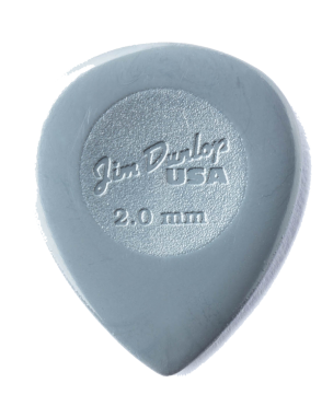 Dunlop® 445 Uñetas Nylon Big Stubby® Calibre: 2.00mm Gris | 6 Unidades