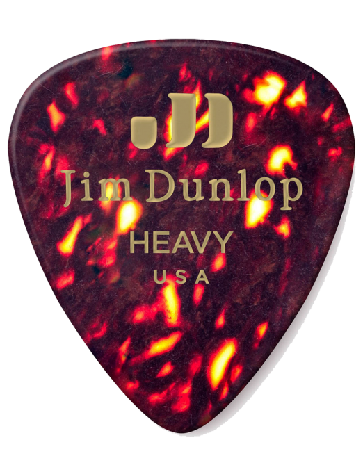 Dunlop® 483 Uñetas Celuloide Jim Dunlop® Shell Classic Calibre: Heavy | 12 Unidades