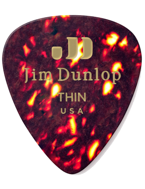 Dunlop® 483 Uñetas Celuloide Jim Dunlop® Shell Classics Calibre: Thin | 12 Unidades