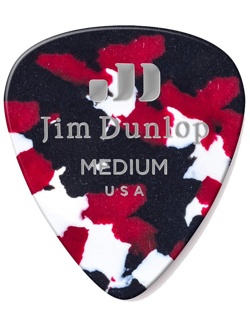 Dunlop® 483 Uñetas Celuloide Jim Dunlop® Confetti Calibre: Medium | 12 Unidades