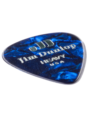 Dunlop® 483 Uñetas Celuloide Jim Dunlop® Azul Perlado Calibre: Heavy | 12 Unidades