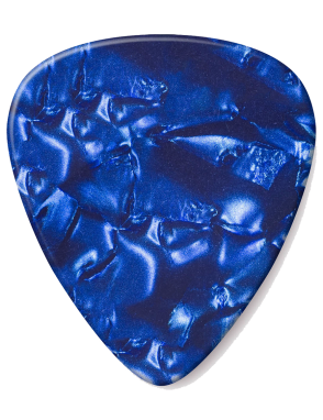 Dunlop® 483 Uñetas Celuloide Jim Dunlop® Azul Perlado Calibre: Medium | 12 Unidades