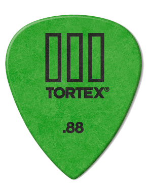 Dunlop® 462 Uñetas Tortex® TIII Calibre: .88mm Verde | 12 Unidades
