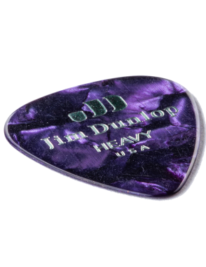 Dunlop® 483 Uñetas Celuloide Jim Dunlop® Púrpura Perlado Calibre: Heavy | 12 Unidades