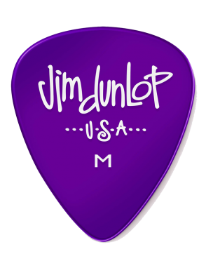 Dunlop® 486 Uñetas Gels™ Calibre: Medium Color: Purple | 12 Unidades