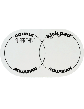 Aquarian Drumheads® STKP2 Protector Parche Kick Pad™ Super Thin™ Pedal Bombo Doble Falam
