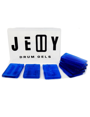 HARAM® JELLY Blue Control Resonancia Batería Percusión Setx8