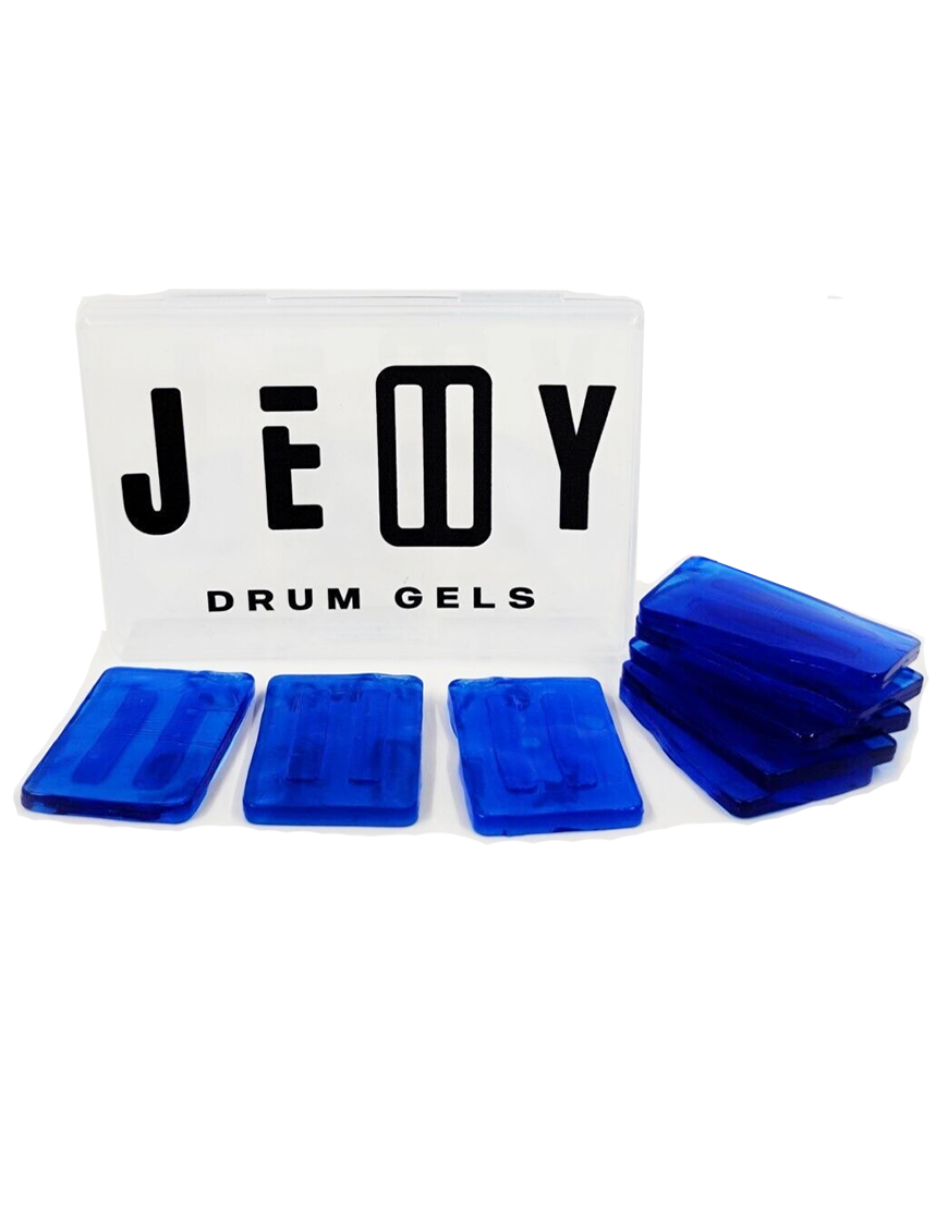 HARAM® JELLY Blue Control Resonancia Batería Percusión Setx8