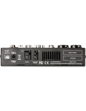 Art® USB MIX6 Mezclador Audio con Interfaz 6 Canales