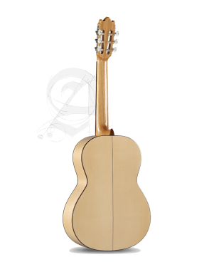 Alhambra® 3F Guitarra Flamenca Estudio Golpeador Funda Color: Natural