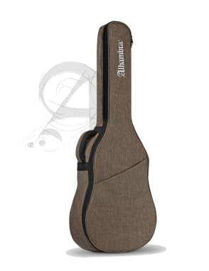 Alhambra® 2F Guitarra Flamenca Estudio Golpeador Funda Color: Natural